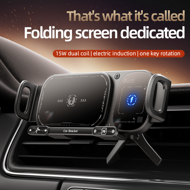 Wireless Charging Rotating Car Mount