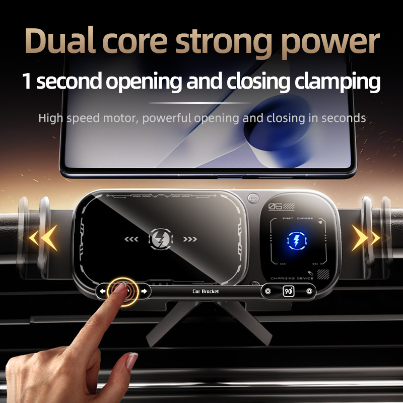Wireless Charging Rotating Car Mount