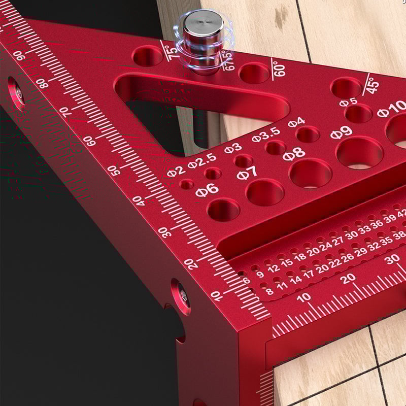 3D Multi-Purpose Carpenter's Triangle Square