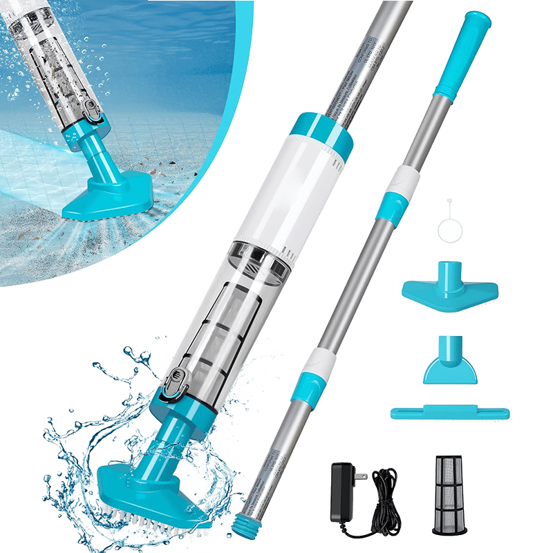 3in1Cordless Rechargeable Powerful Motor Swimming Pool Vacuum Cleaner