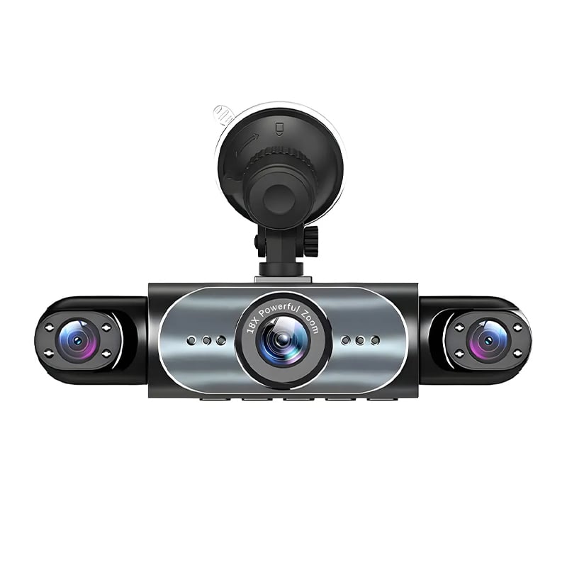 Four-record monitoring driving recorder