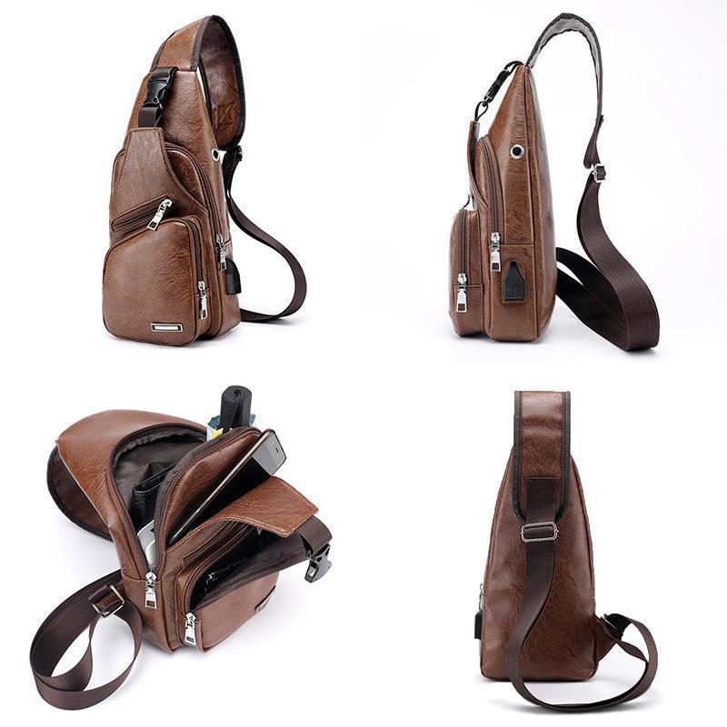 Crossbody Bag With USB Charge Port