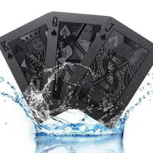Load image into Gallery viewer, Waterproof Black Diamond Playing Cards