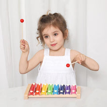 Load image into Gallery viewer, Wooden Octave Knocking Piano Baby Beat Xylophone