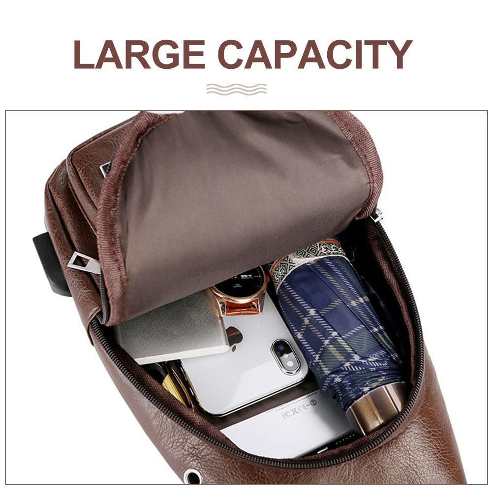 Crossbody Bag With USB Charge Port