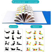 Load image into Gallery viewer, Magnetic Tangram Blocks Puzzle Game