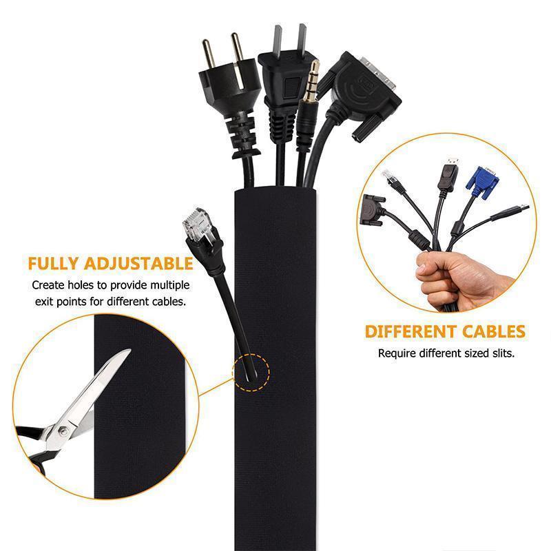 Cable Management Sleeve(4PCS)