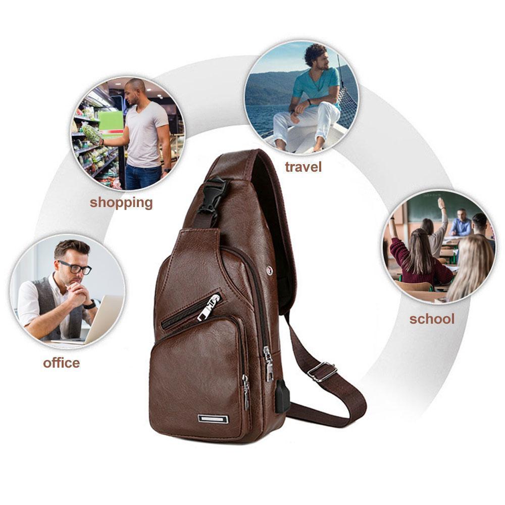 Crossbody Bag With USB Charge Port