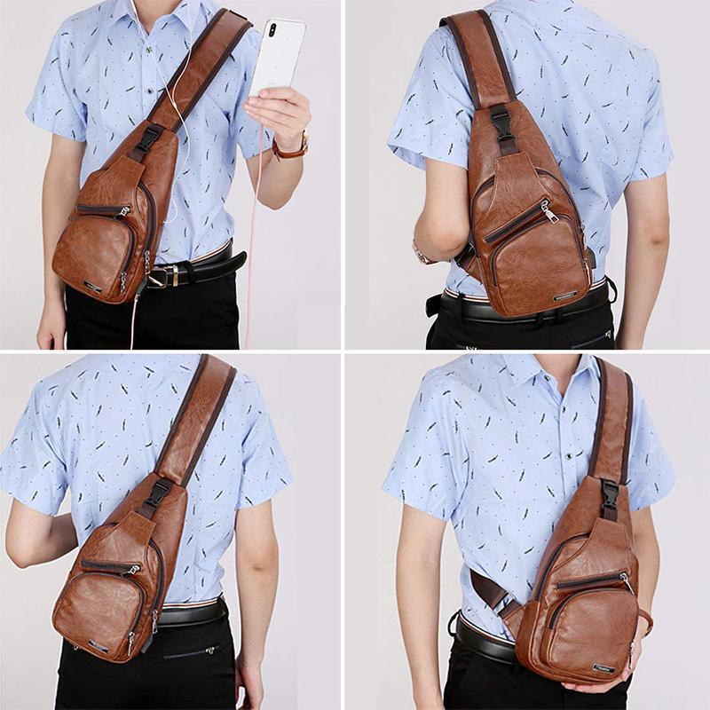 Crossbody Bag With USB Charge Port