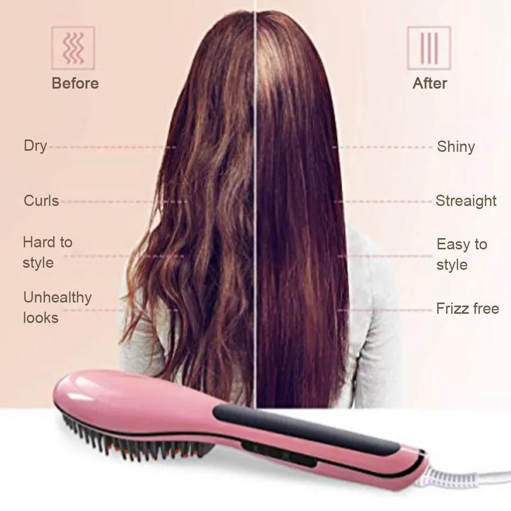 Hair Straightening Brush(British Standard)