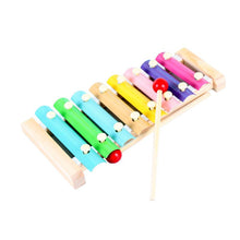 Load image into Gallery viewer, Wooden Octave Knocking Piano Baby Beat Xylophone