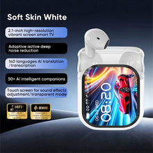 Load image into Gallery viewer, HD color screen, intelligent noise reduction, AI translation headphones