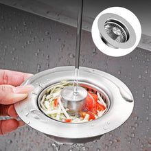 Load image into Gallery viewer, Upgraded 3-in-1 Kitchen Sink Drain Strainer