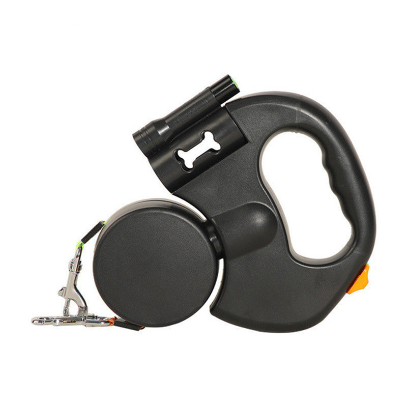Pet automatic double leash