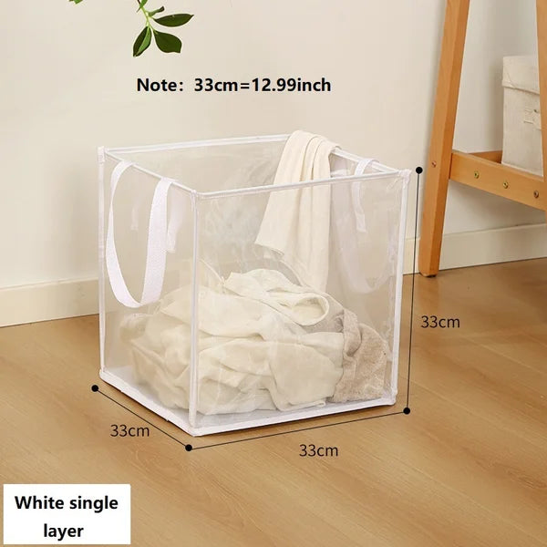 Collapsible laundry basket