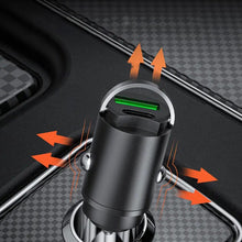Load image into Gallery viewer, Metal Pull-Ring Invisible Fast Car Charger