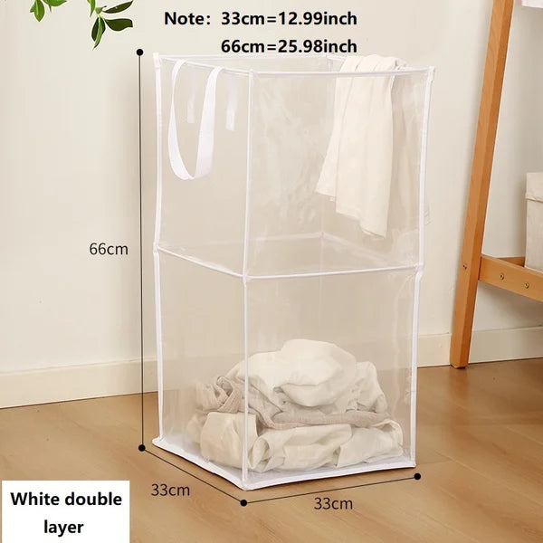 Collapsible laundry basket