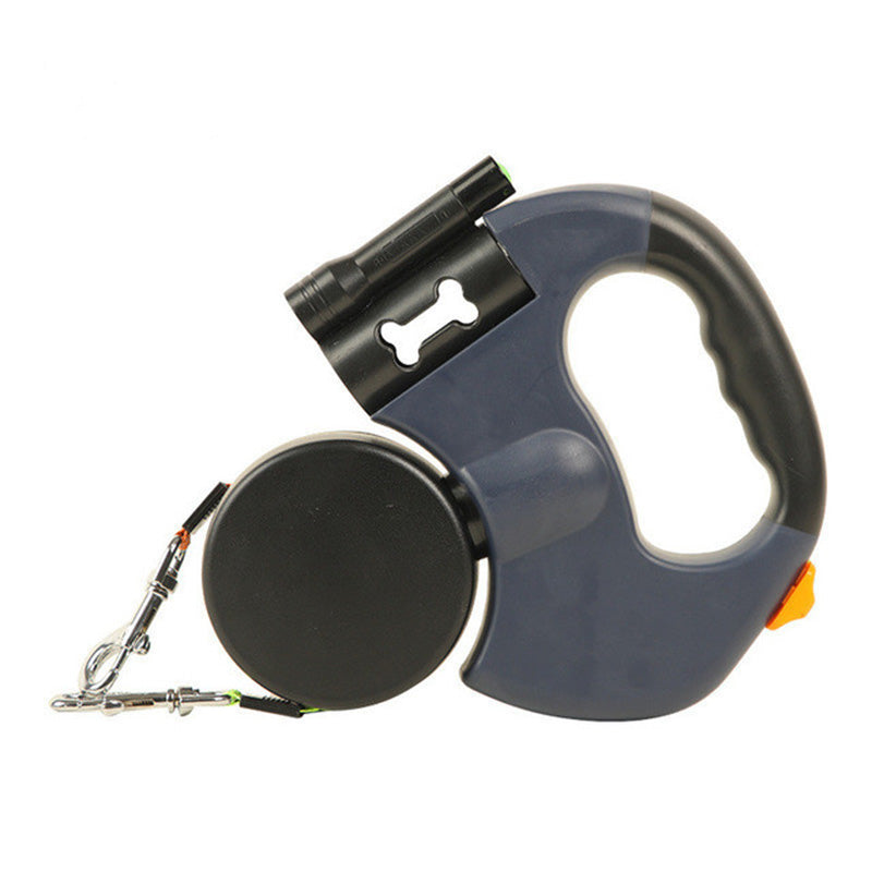 Pet automatic double leash