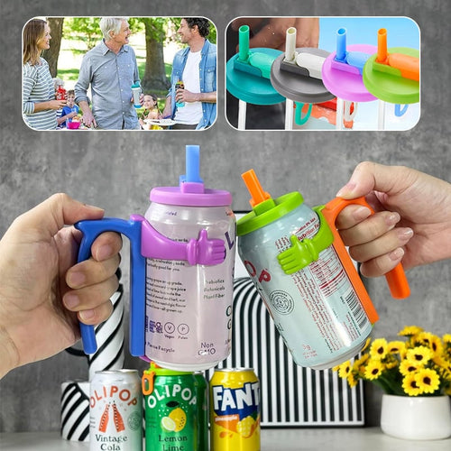 Soda can lid holder