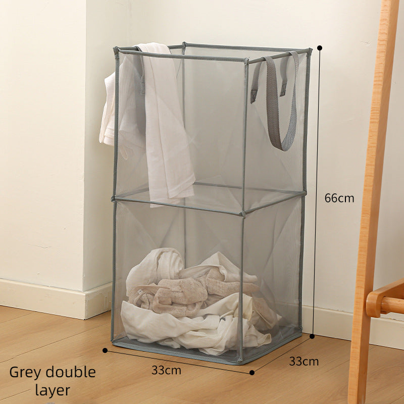 Collapsible laundry basket