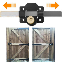 Load image into Gallery viewer, Garden gate spring crossbar lock