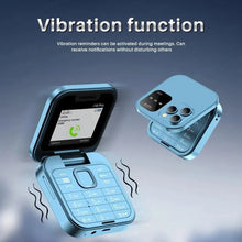Load image into Gallery viewer, 2024 New Mini Flip Mobile Phone 2 SIM Card Small Display Foldable Cell Phone