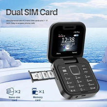 Load image into Gallery viewer, 2024 New Mini Flip Mobile Phone 2 SIM Card Small Display Foldable Cell Phone