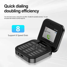 Load image into Gallery viewer, 2024 New Mini Flip Mobile Phone 2 SIM Card Small Display Foldable Cell Phone