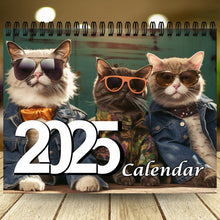 Load image into Gallery viewer, 2025 Stylish Cats Calendar/Gift For Cat Lover