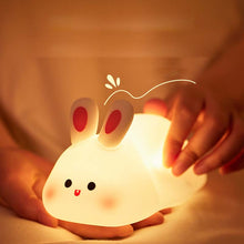 Load image into Gallery viewer, Big Face Rabbit Silicone Night Light