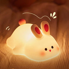 Load image into Gallery viewer, Big Face Rabbit Silicone Night Light