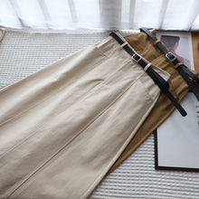 Load image into Gallery viewer, Solid Color A-Line Half-Body Skirt