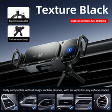 Load image into Gallery viewer, Wireless Charging Rotating Car Mount