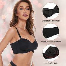 Load image into Gallery viewer, Detachable Full Support Non-Slip Convertible Bandeau Bra