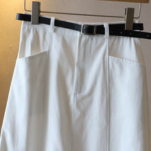 Load image into Gallery viewer, Solid Color A-Line Half-Body Skirt