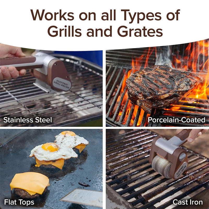 Sakerplus Electric Grill Cleaner Bristle Free