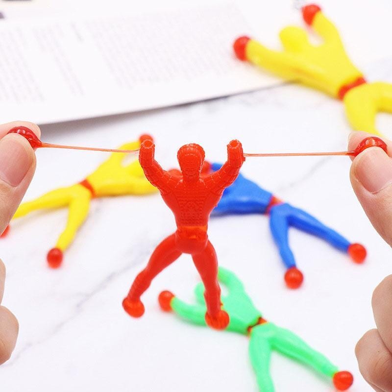 🎨WALL CLIMBING TOY SPIDER MAN(10PCS)🎨