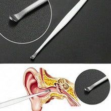 Load image into Gallery viewer, 6 Counts Set Stainless Steel Spiral Ear Massage Cleaning Tool