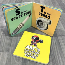 Load image into Gallery viewer, ABC Book For Future Race Car Driver