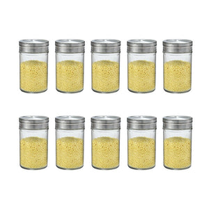 Glass Spice Jars Set