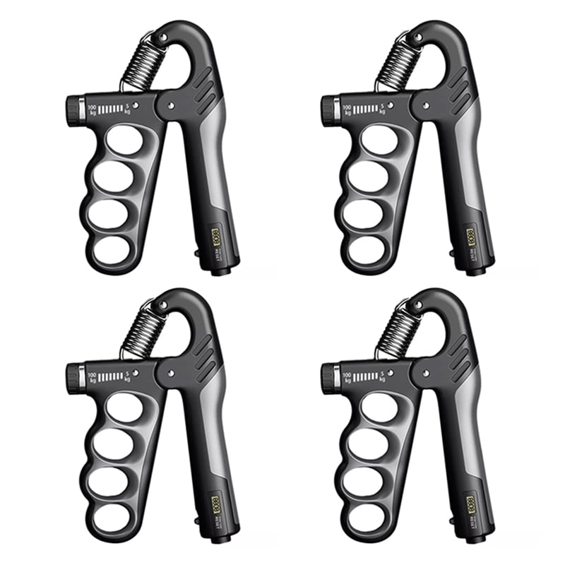 Adjustable electronic counting strength grip