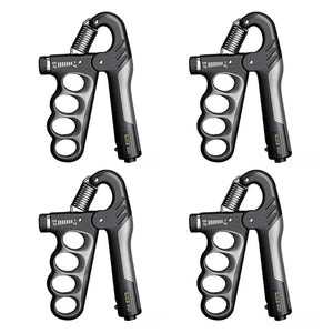 Adjustable electronic counting strength grip