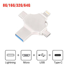 Load image into Gallery viewer, Four-In-One Multi-Function Mobile Phone U Disk