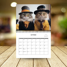 Load image into Gallery viewer, 2025 Stylish Cats Calendar/Gift For Cat Lover