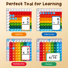 Load image into Gallery viewer, Math Flash Cards and Pop Fidget Chart