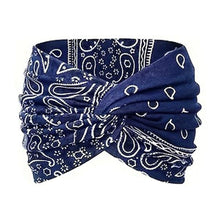 Load image into Gallery viewer, Printed cross yoga headband