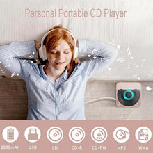Load image into Gallery viewer, Portable Bluetooth-compatible CD Player