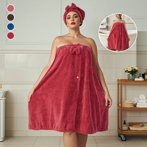Plus Size Solid Color Bath Towel