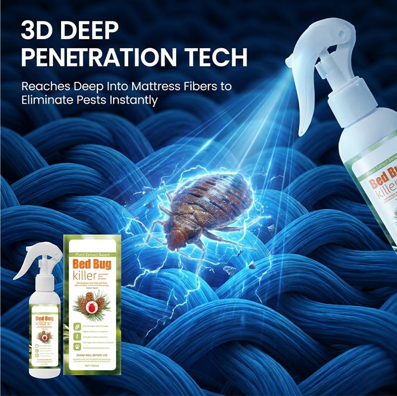 Plant-Powered Bed Bug and Mite Eliminator Spray