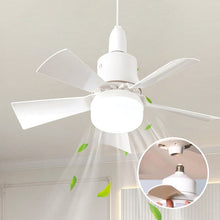Load image into Gallery viewer, Bright Cool Ceiling Socket Fan &amp; Light with Remote Control